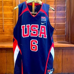 Lebron James USA basketball jersey authentic